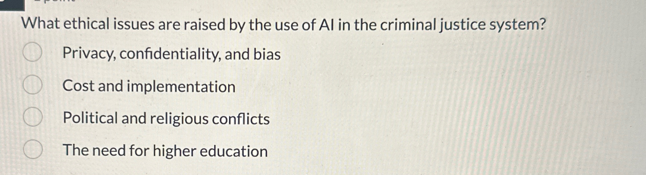 What ethical issues are raised by the use of AI