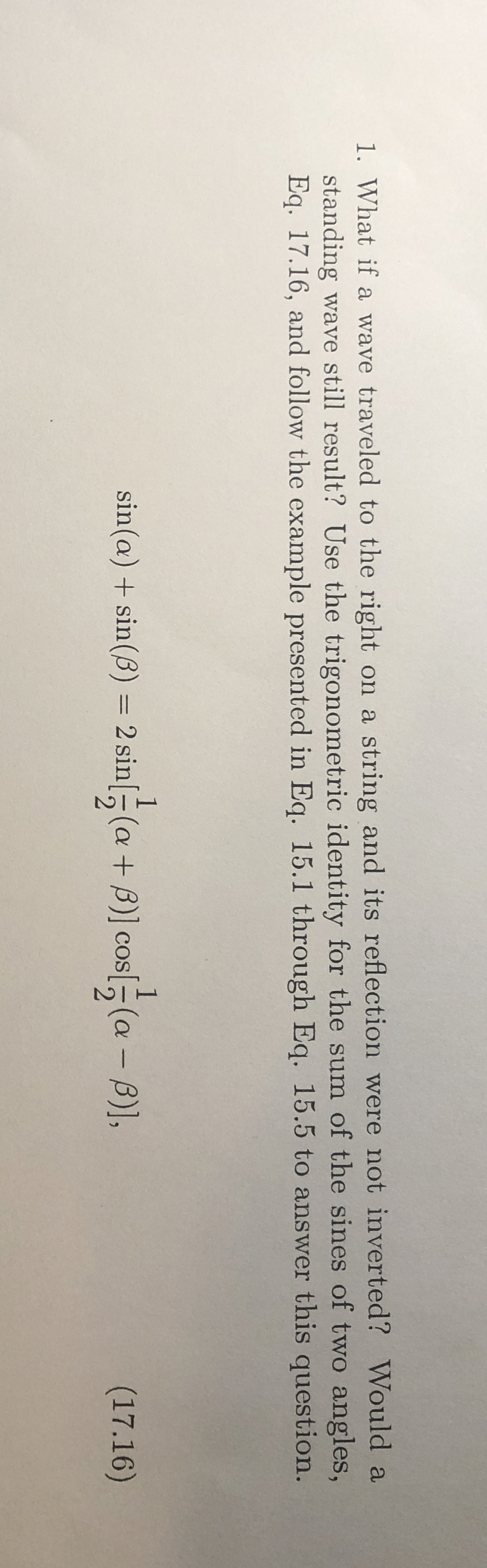 What if a wave traveled to the right on a string