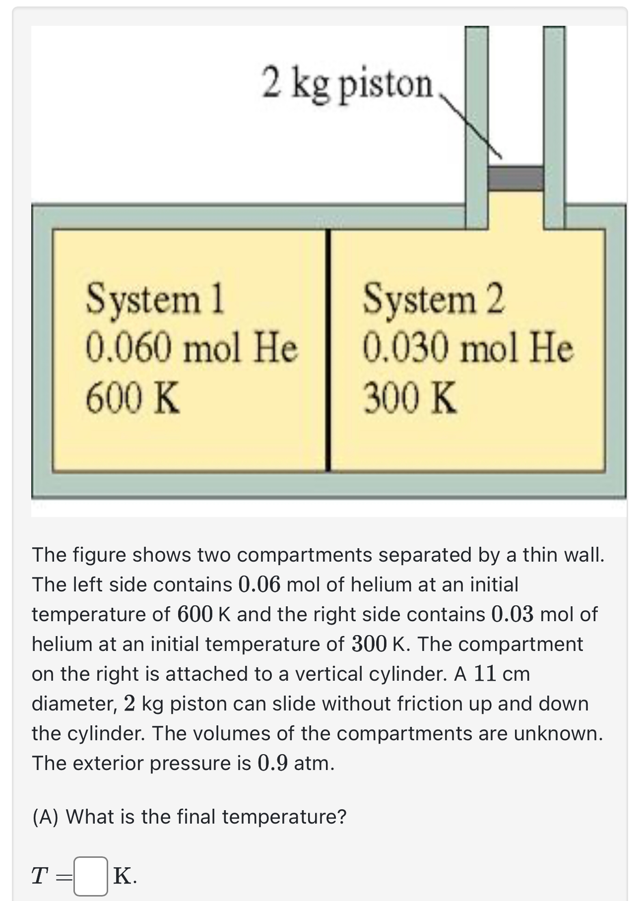 ( B ) How much heat is transferred from the left