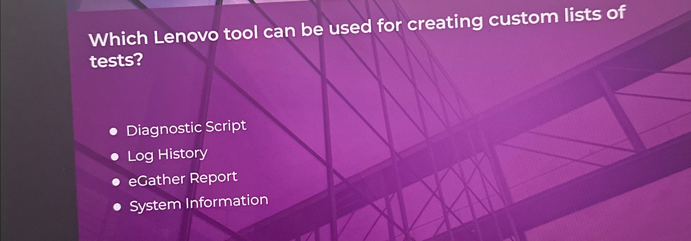 Which Lenovo tool can be used for creating custom