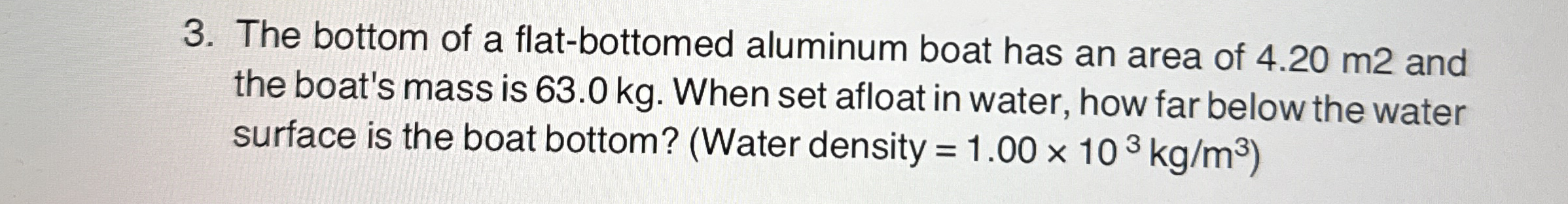 The bottom of a flat - bottomed aluminum boat has