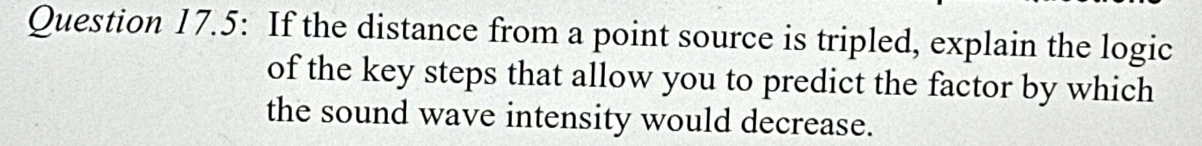 Question 1 7 . 5 : If the distance from a point