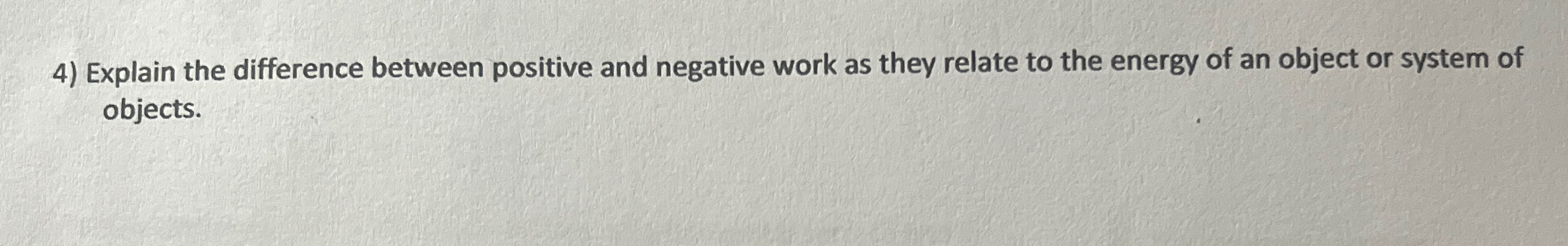 Explain the difference between positive and