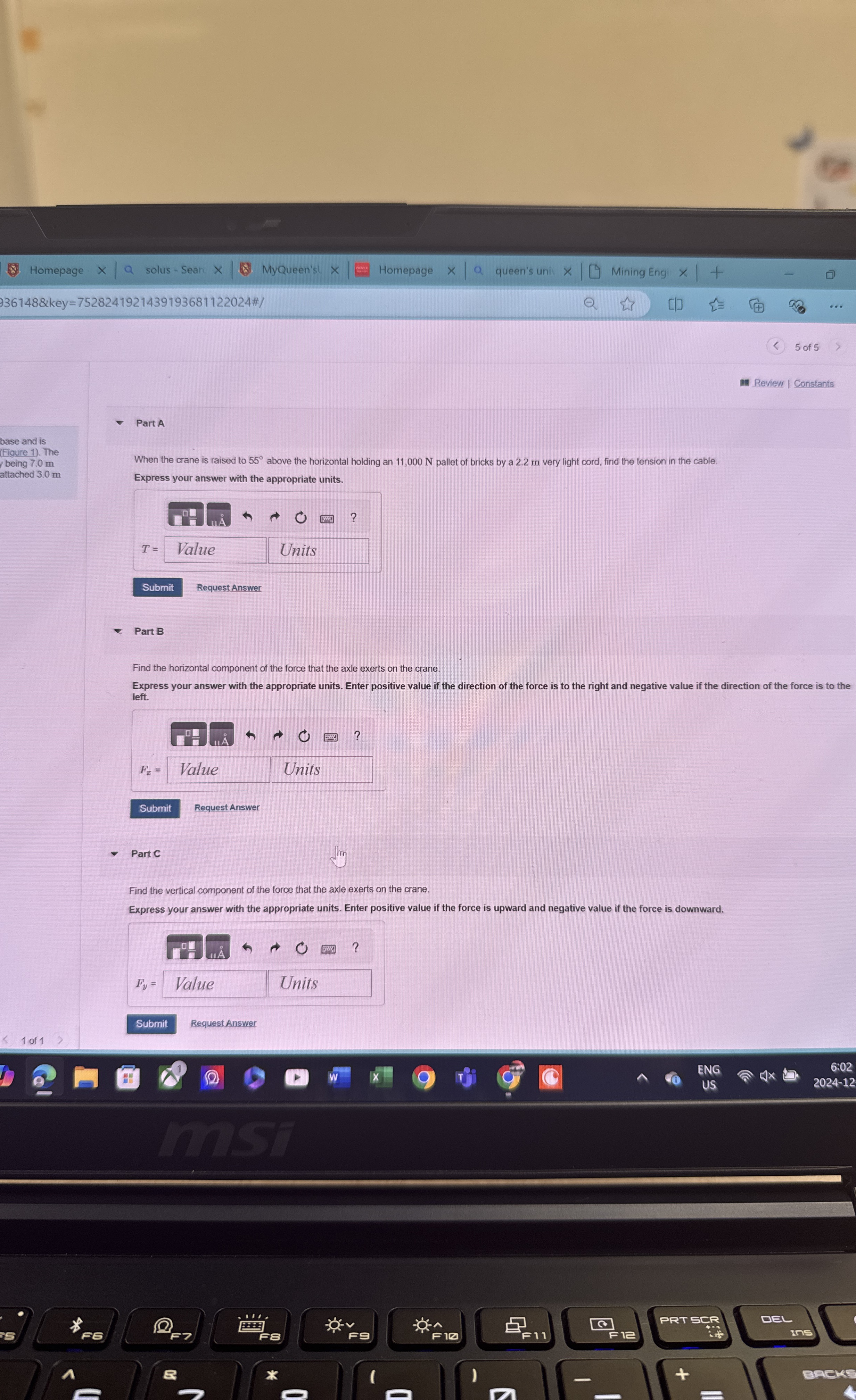 Part E Note that x c r i t i c a l , as computed