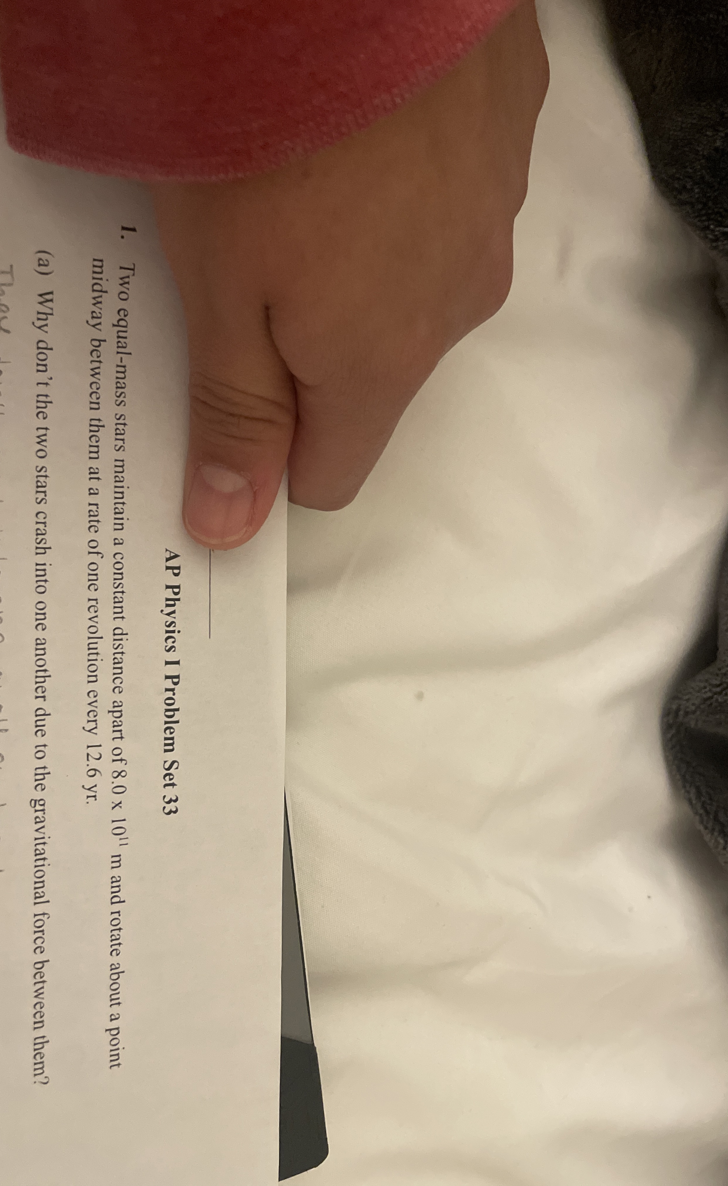 AP Physics I Problem Set 3 3 Two equal - mass