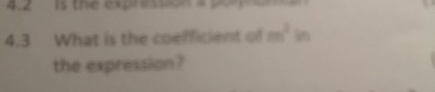 4 . 3 What is the coefficient of s ' in the