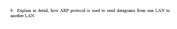 Explain in detail, how ARP protocol is used to