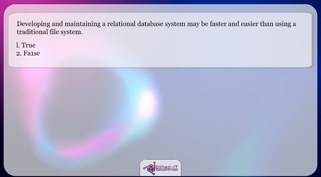 Developing and maintaining a relational database