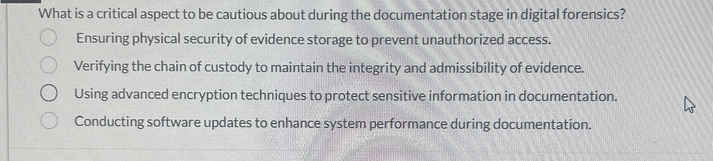 What is a critical aspect to be cautious about