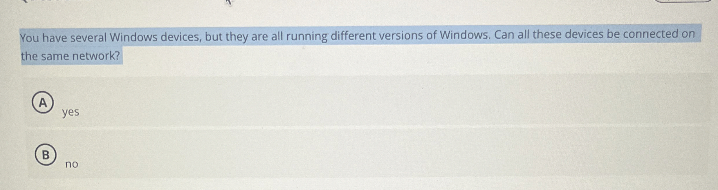 You have several Windows devices, but they are