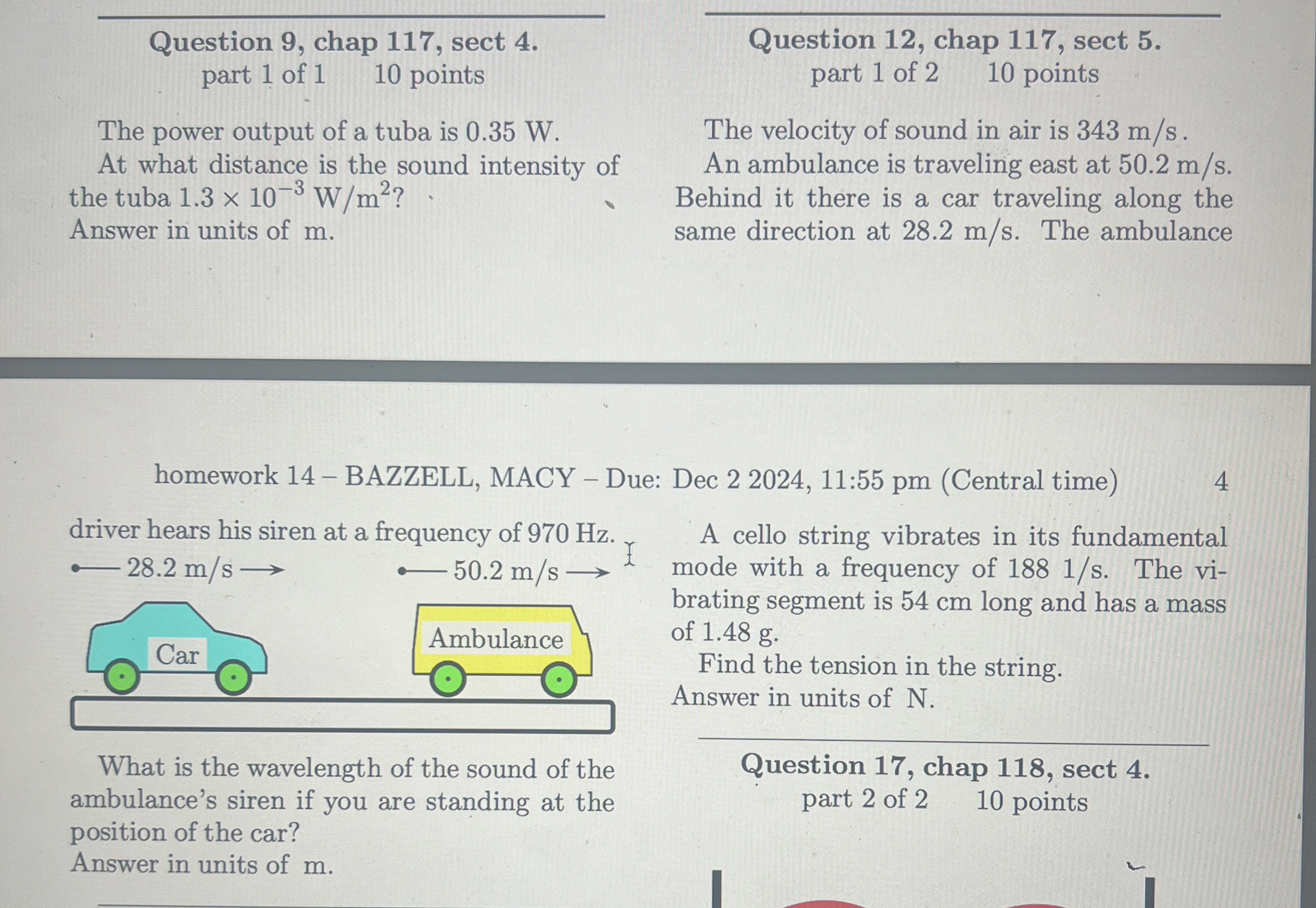 Question 9 , chap 1 1 7 , sect 4 . part 1 of 1 ,