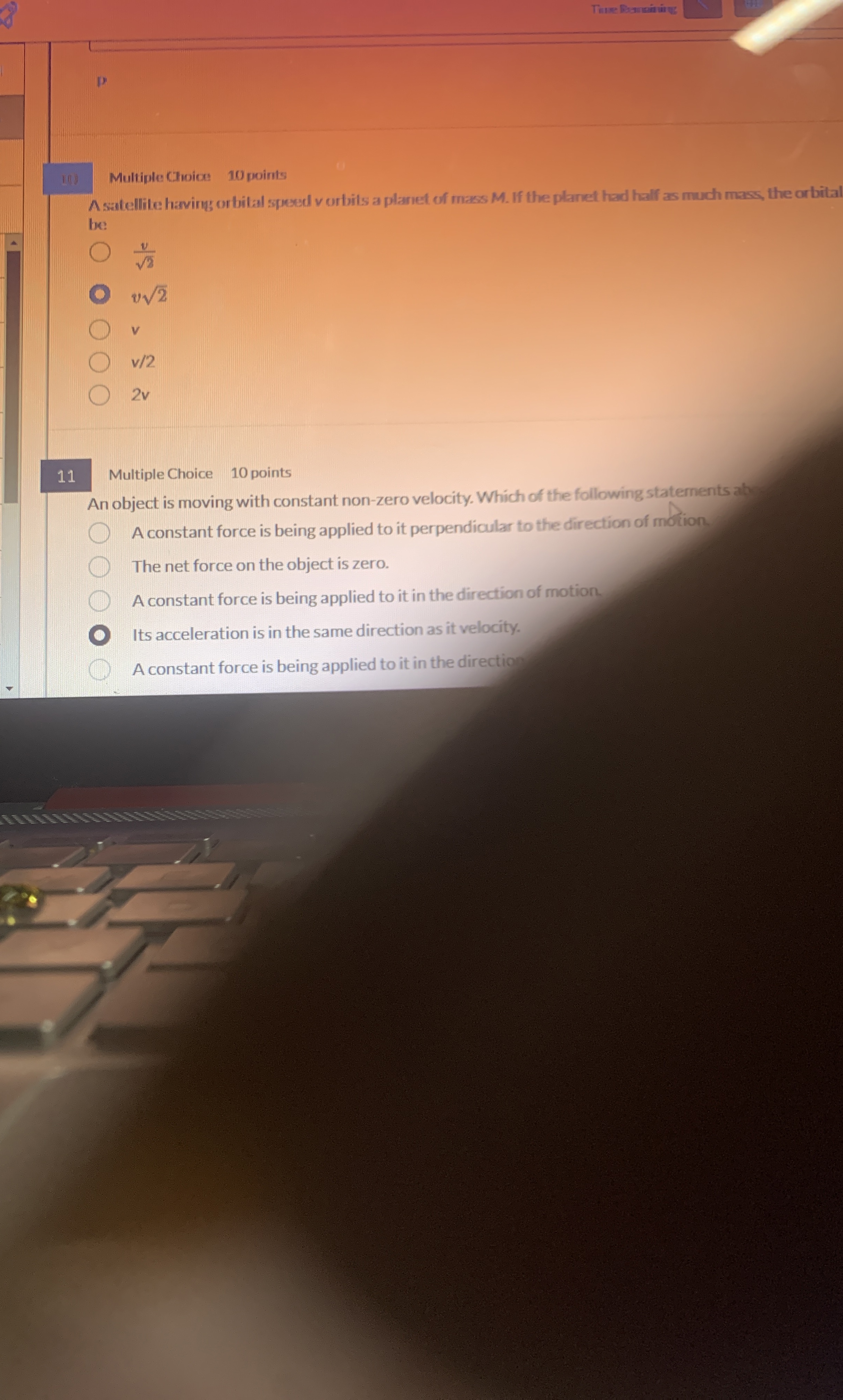 Tere Dampining p Multiple Choice 1 0 points A