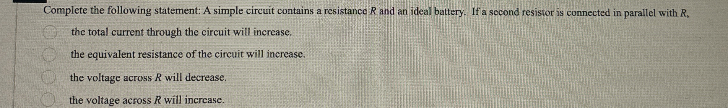 Complete the following statement: A simple