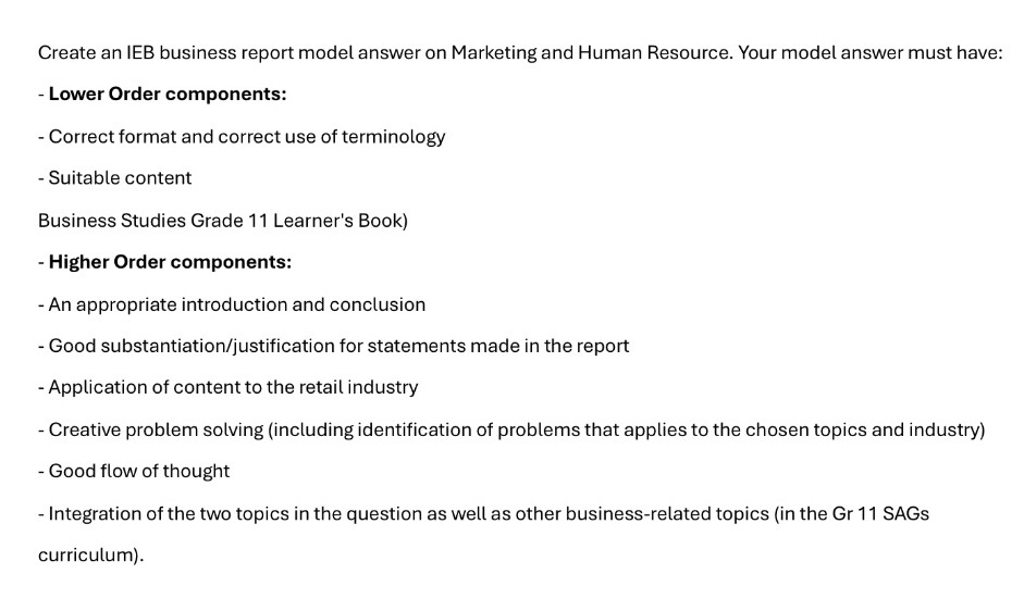 please create without use of Ai