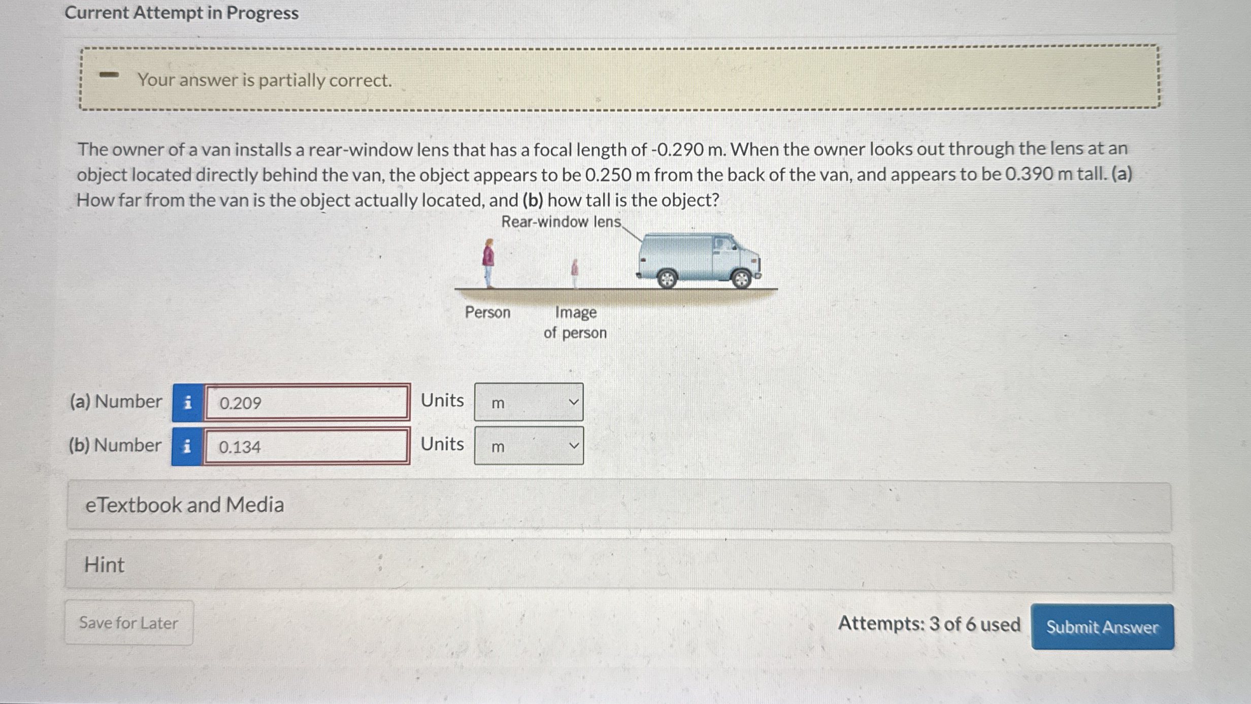 Current Attempt in Progress Your answer is