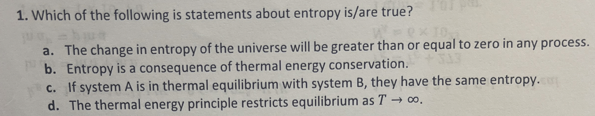 Which of the following is statements about