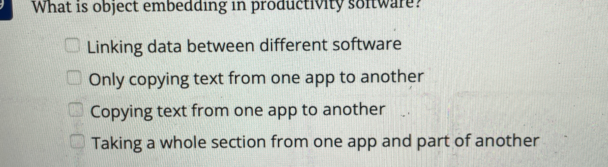 What is object embedding in productivity