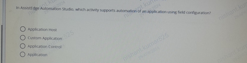 In AssistEdge Automation Studio, which activity