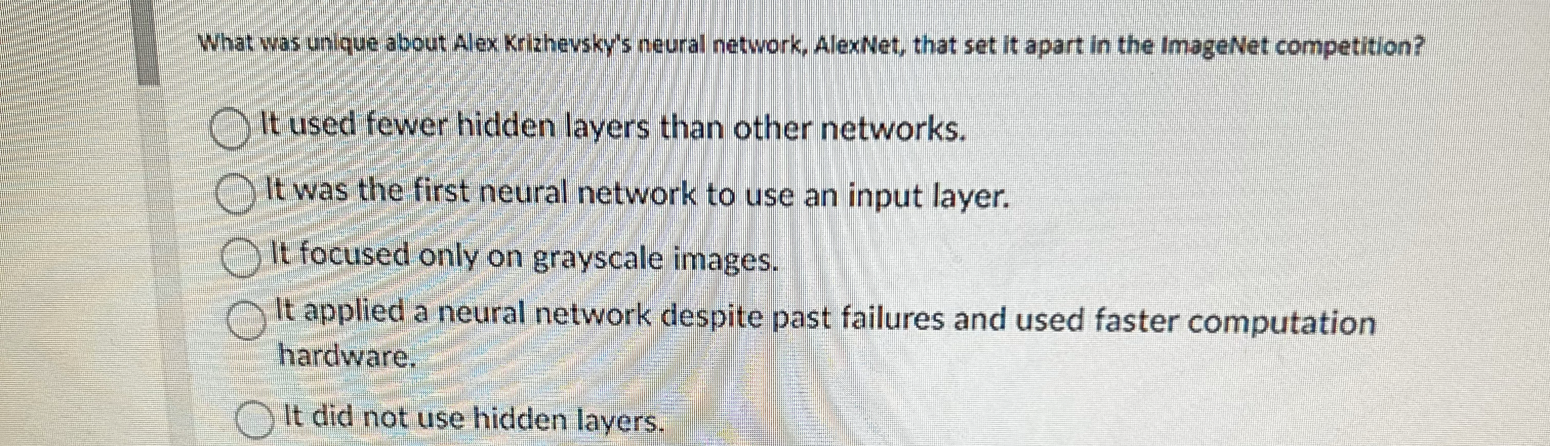 What was unique about Alex Kriahevsky's neural
