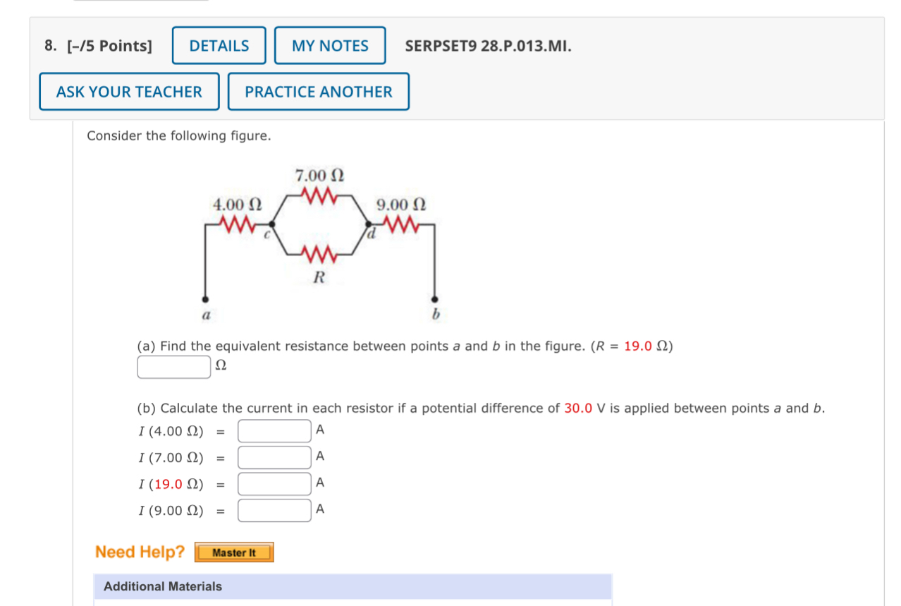 [ - / 5 Points ] SERPSET 9 2 8 . P . 0 1 3 . MI .