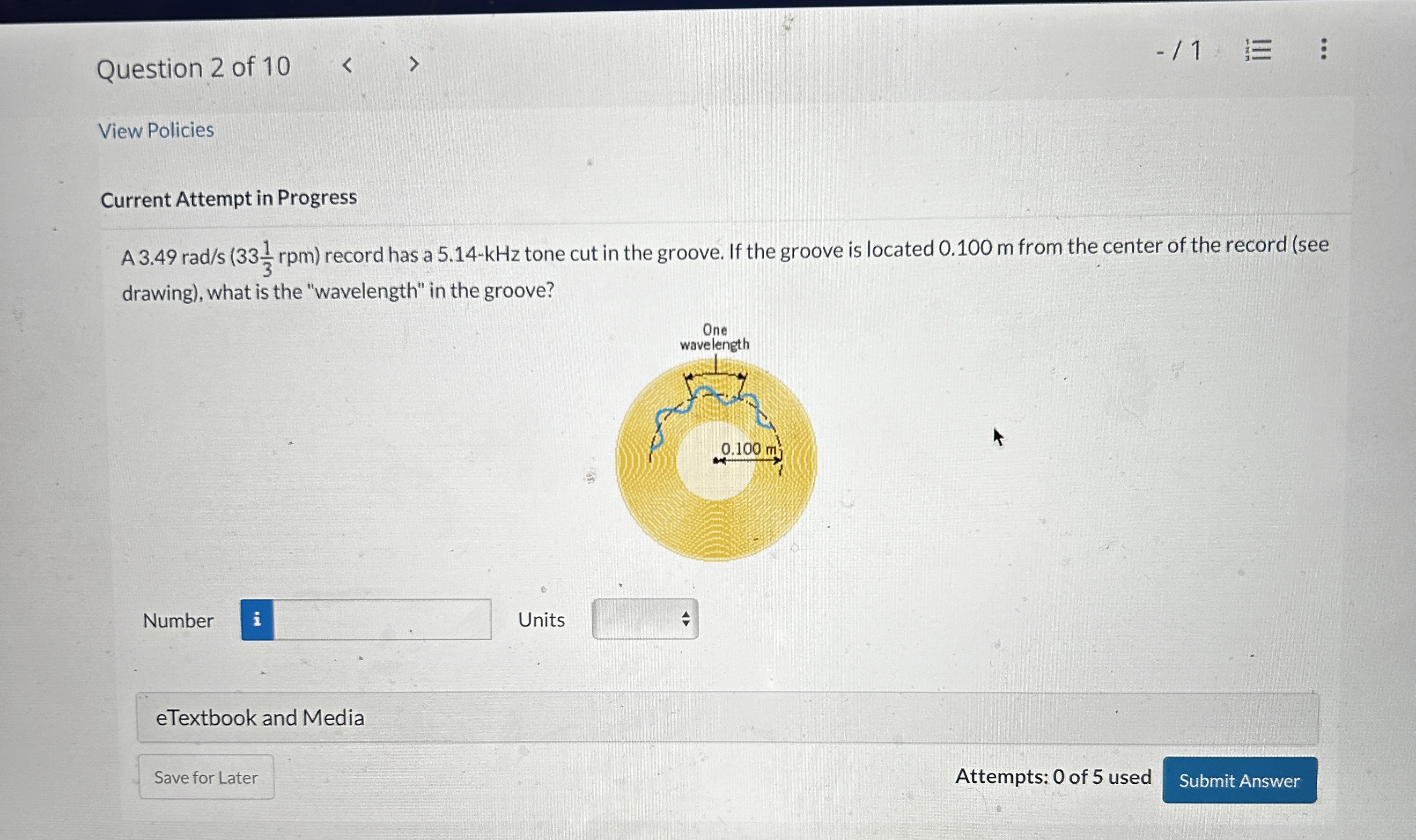 Question 2 of 1 0 / 1 View Policies Current