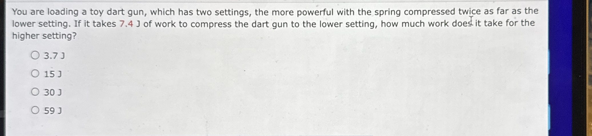 You are loading a toy dart gun, which has two