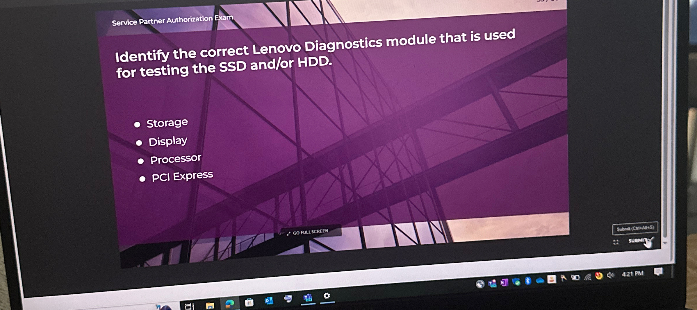 Service Partner Authorization Exam Identify the