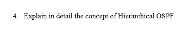 Explain in detail the concept of Hierarchical