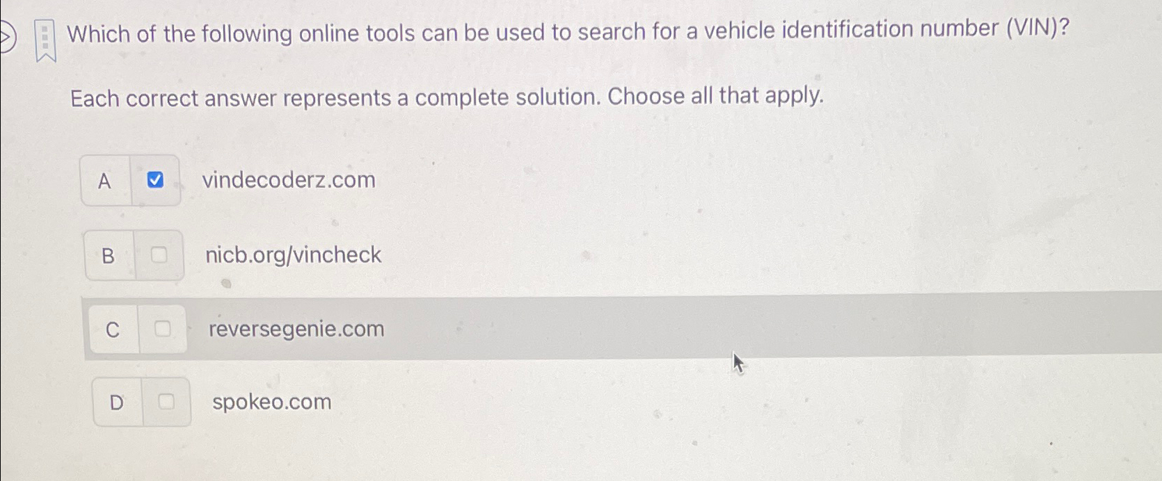 Which of the following online tools can be used