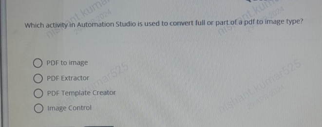 Which activity in Automation Studio is used to