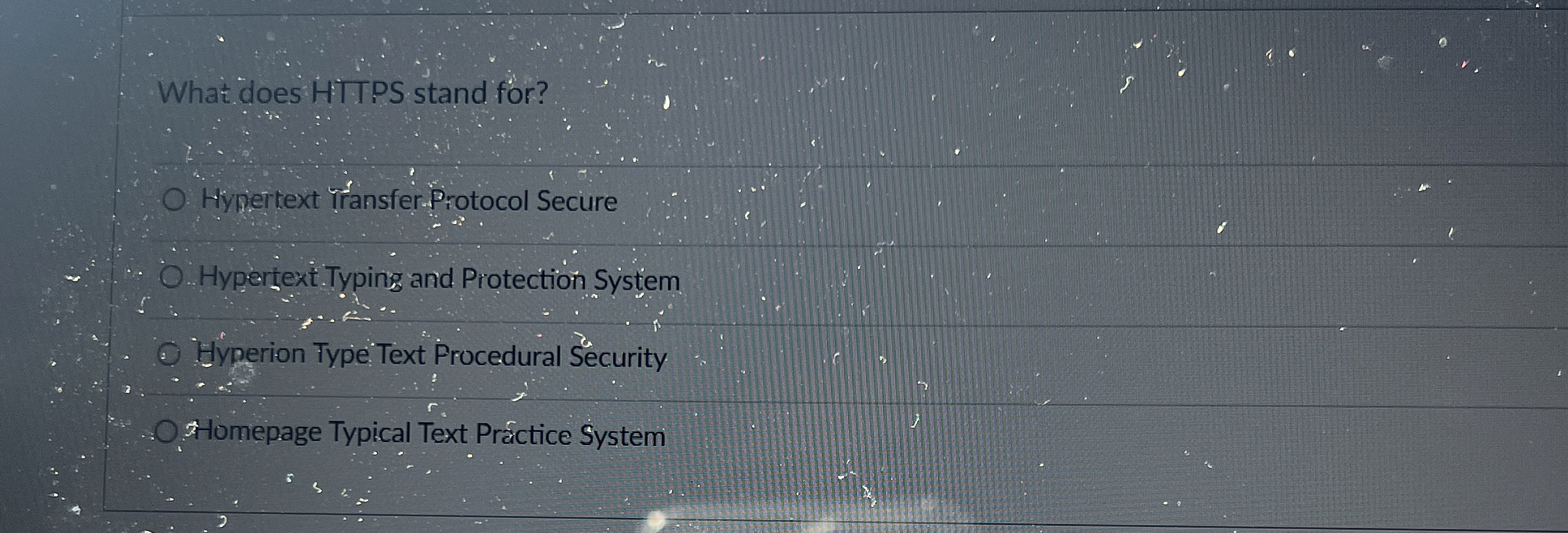 What does HITPS stand for? Hypertext