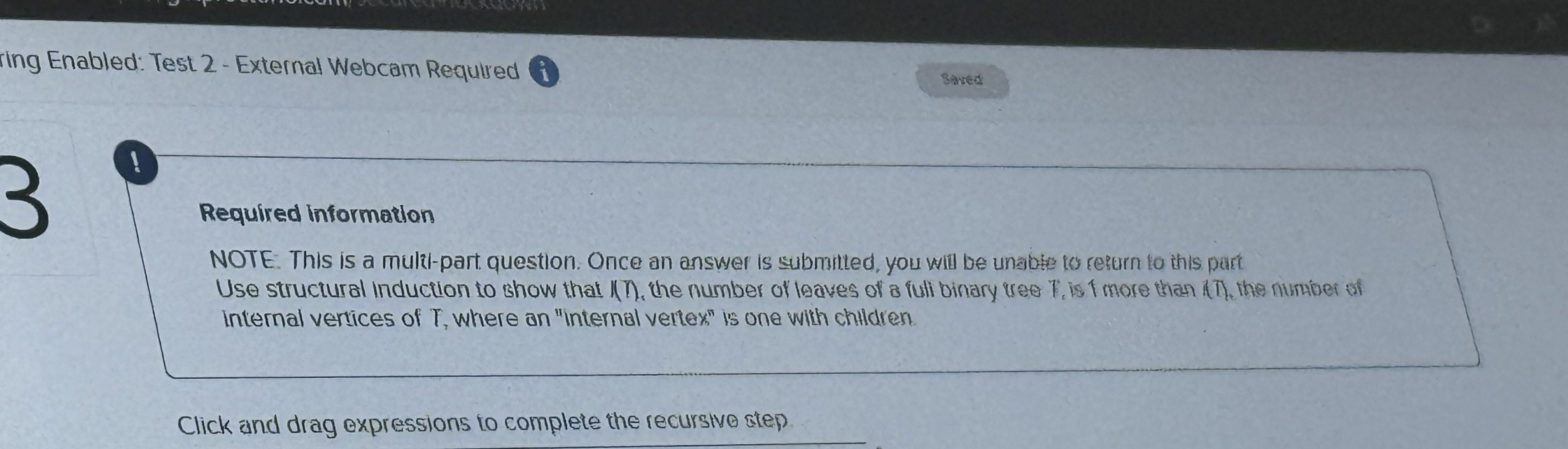 ring Enabled: Test 2 - External Webcam Requited (
