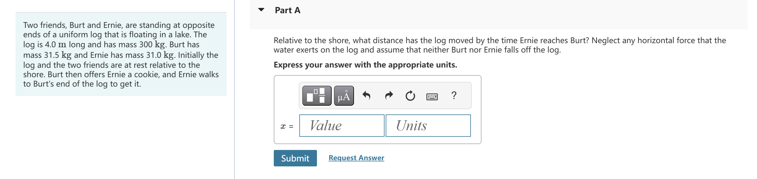 Two friends, Burt and Ernie, are standing at