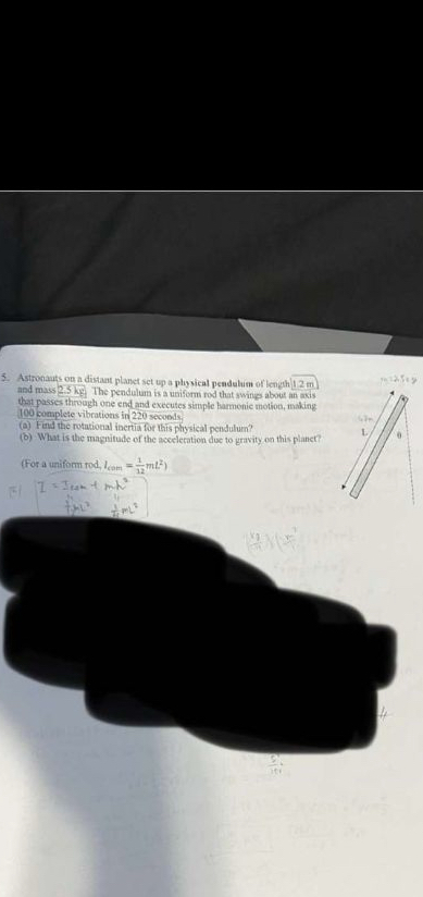 Astronants on a distant planet set up a physical