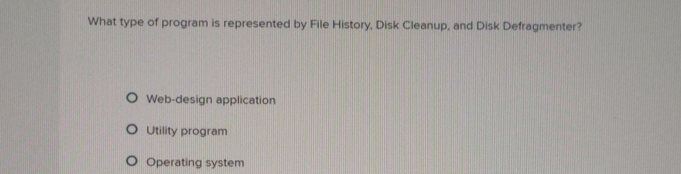 What type of program is represented by File