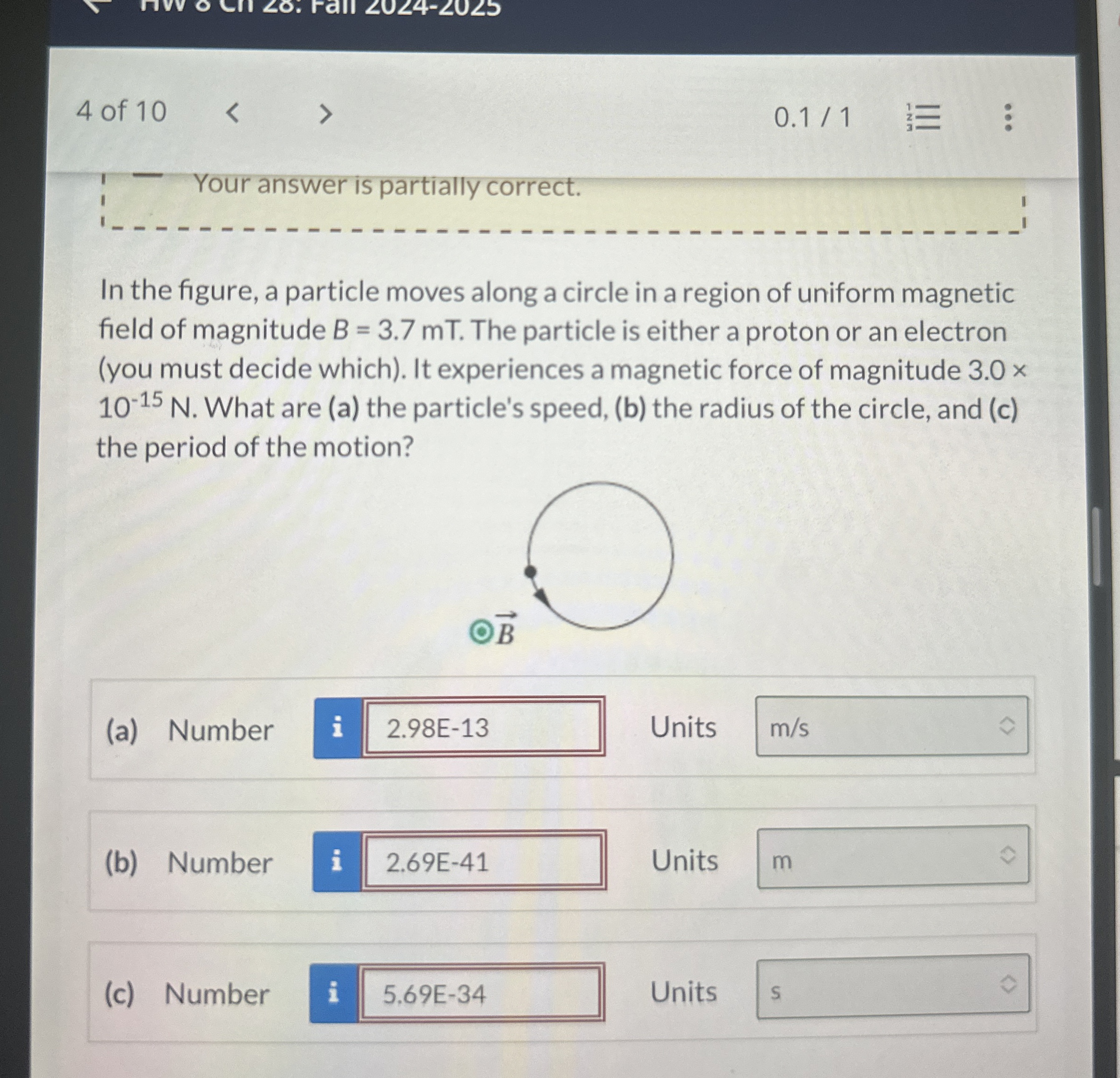 4 of 1 0 0 . 1 1 Your answer is partially