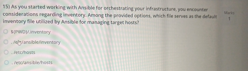 As you started working with Ansible for