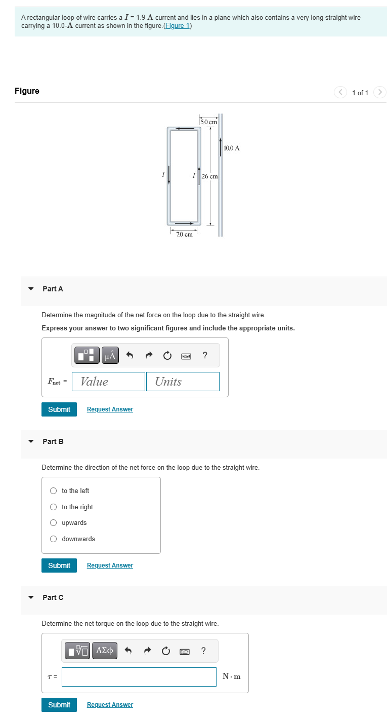 carrying a \ ( 1 0 . 0 - \ mathrm { A } \ )