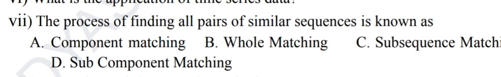 vii ) The process of finding all pairs of similar