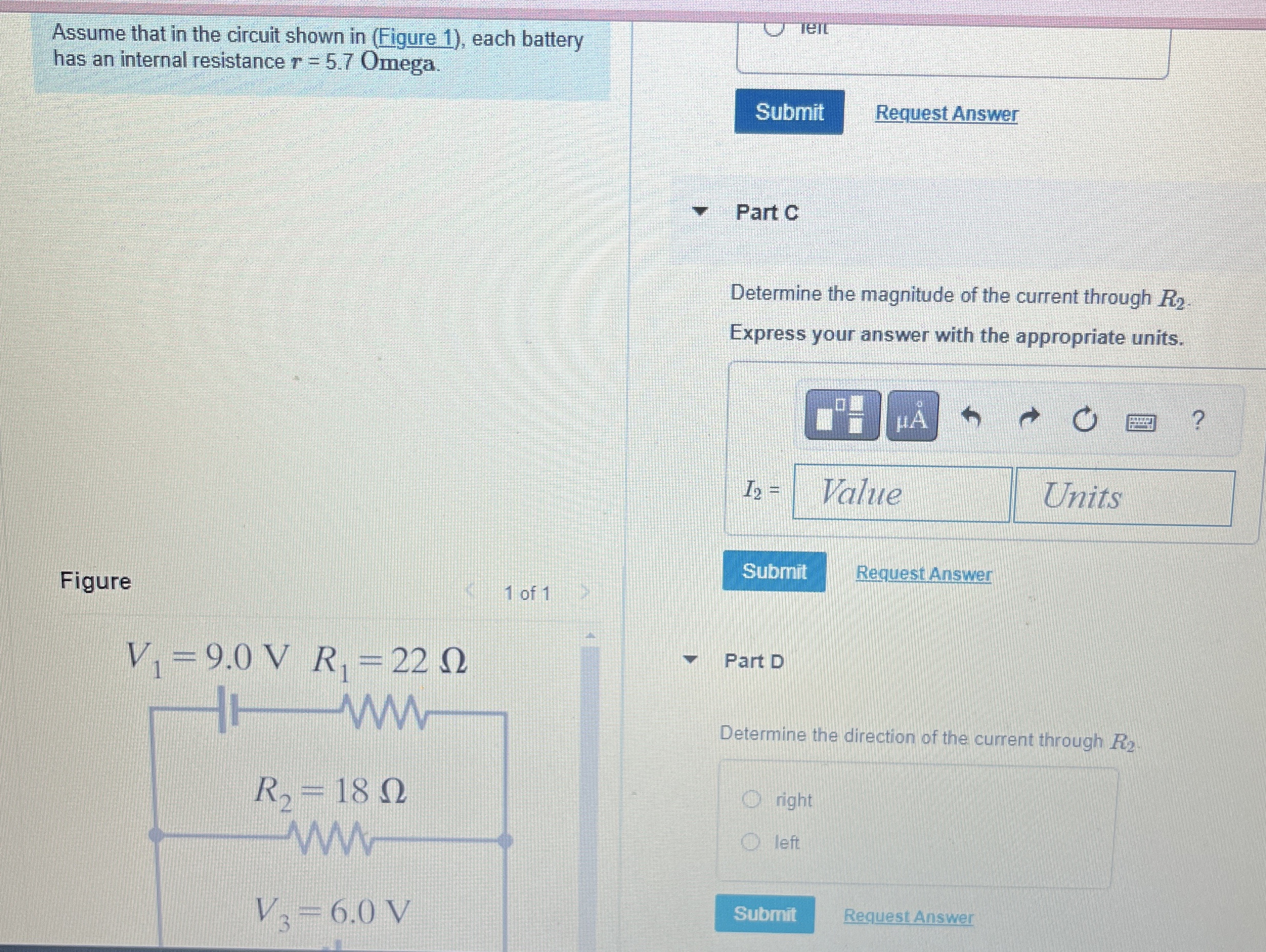 Assume that in the circuit shown in ( Figure 1 )