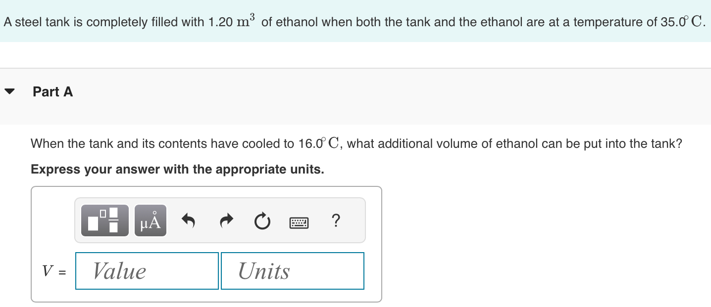 A steel tank is completely filled with 1 . 2 0 m
