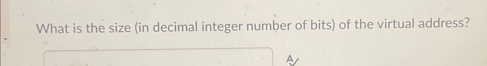 What is the size ( in decimal integer number of