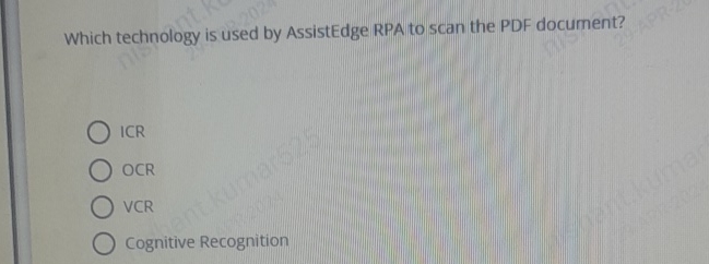 Which technology is used by AssistEdge RPA to