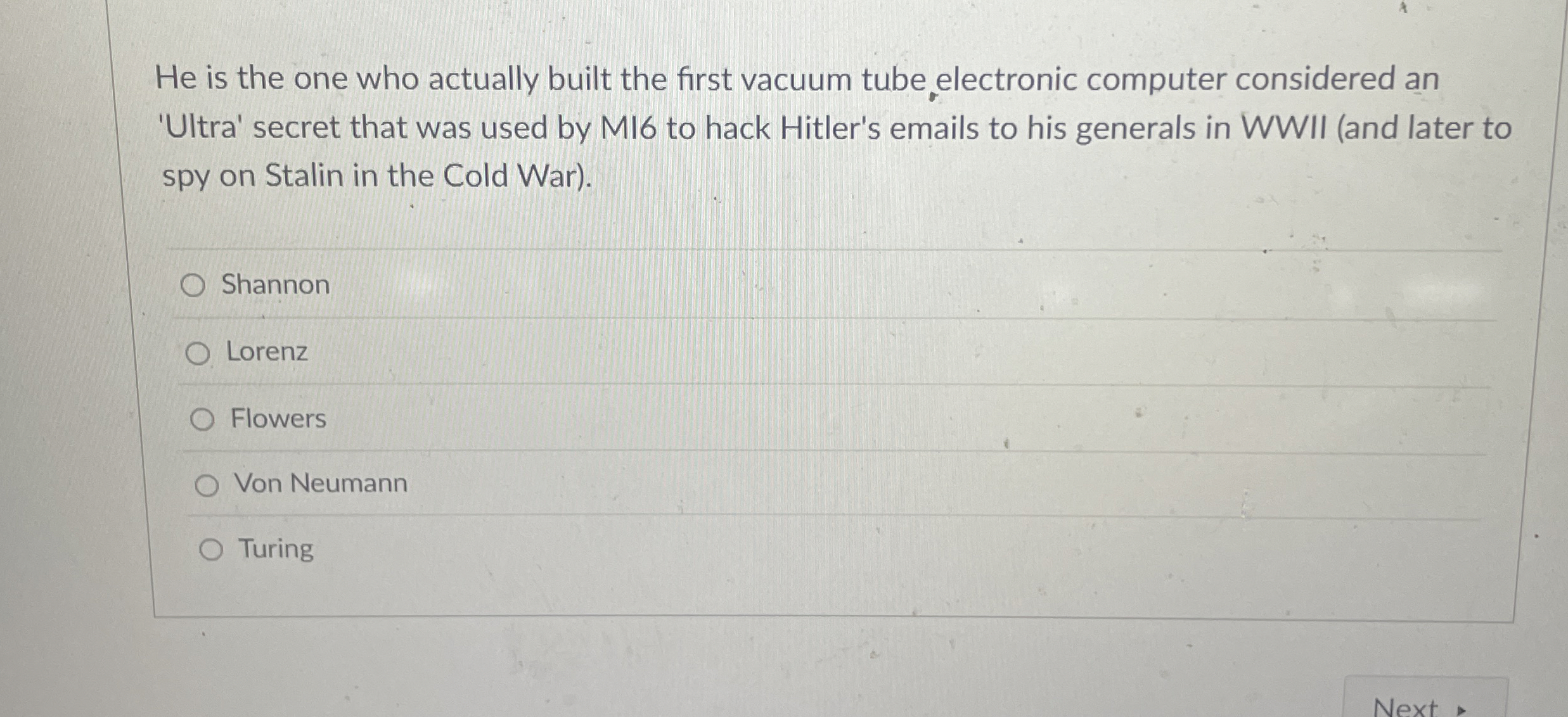 He is the one who actually built the first vacuum