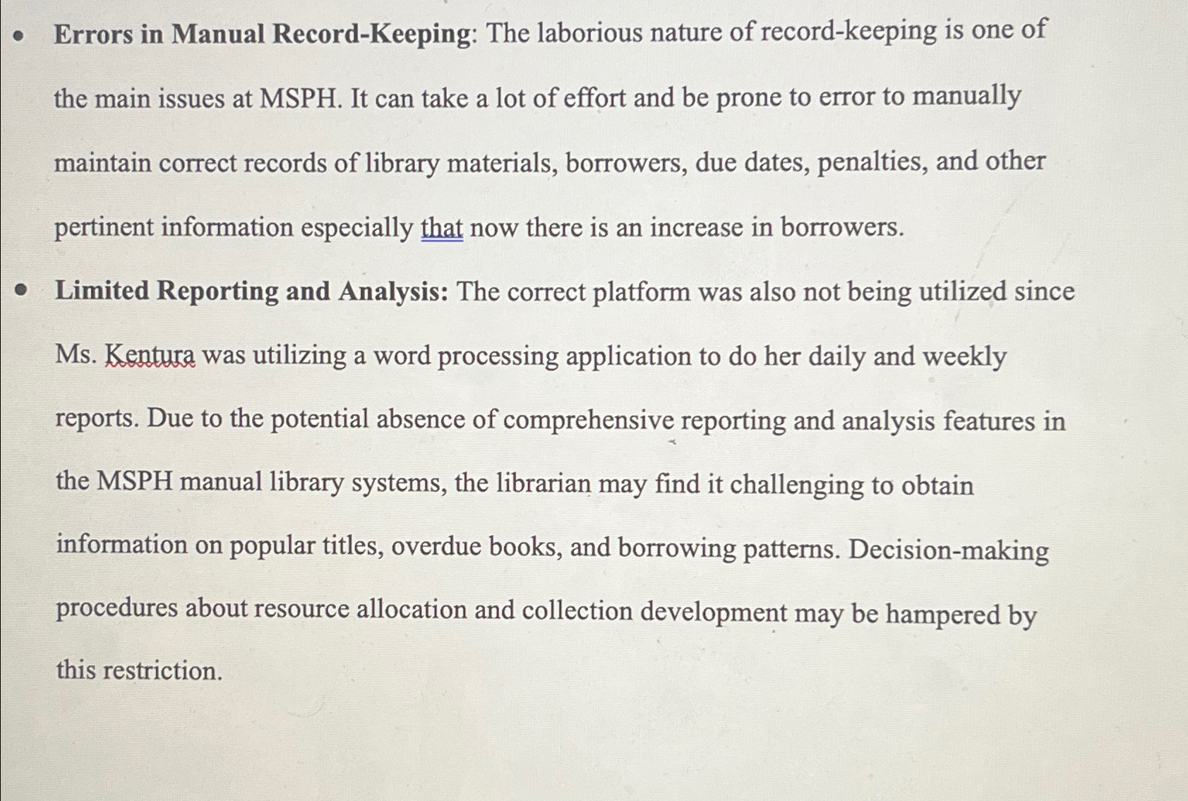 Problem: Traditional libraries were built on