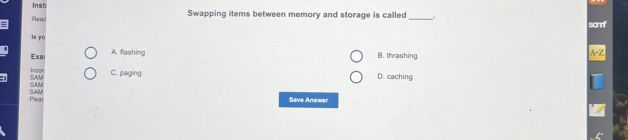 \ table [ [ Read , , Swapping items between
