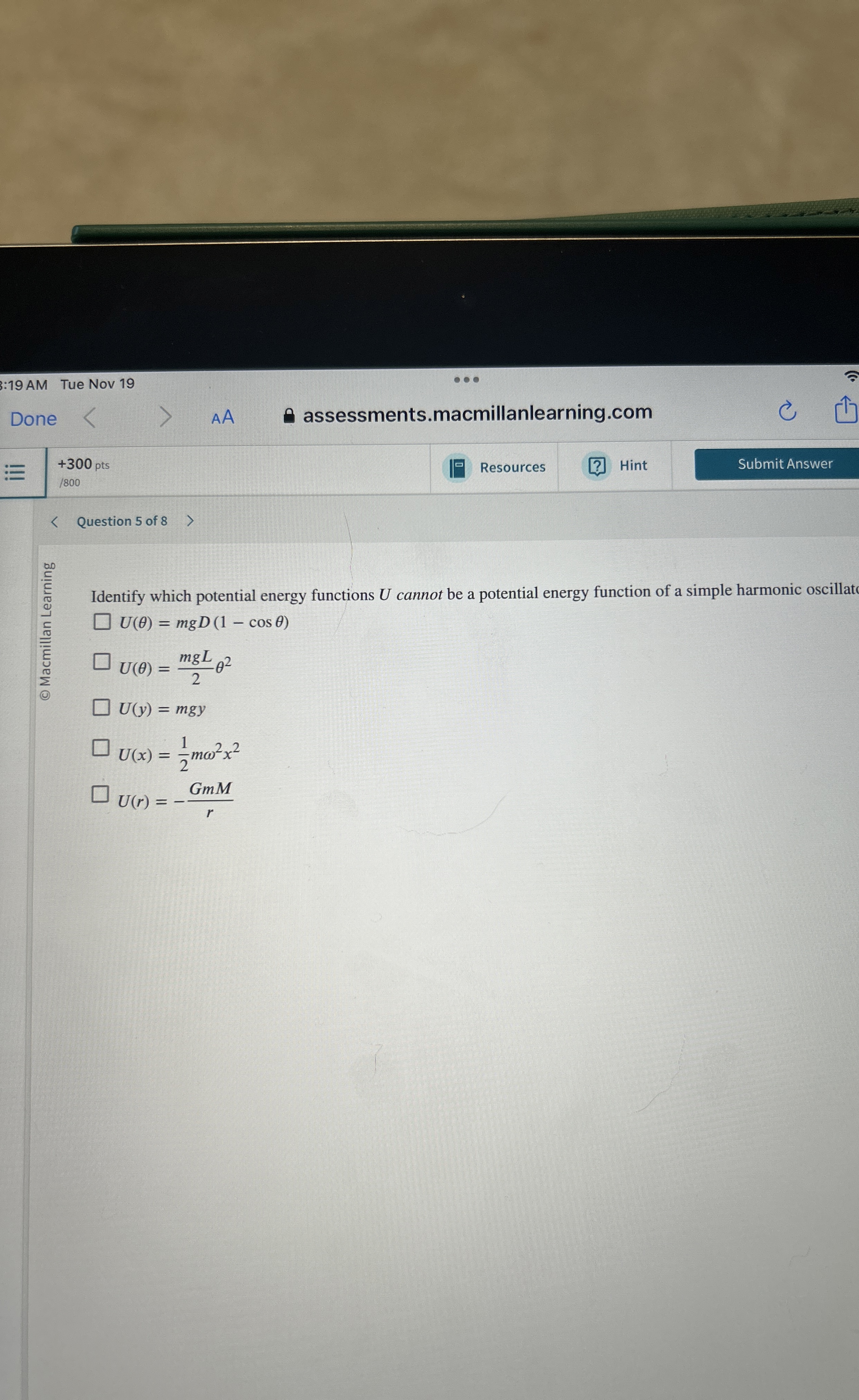 3 : 1 9 AM Tue Nov 1 9 Done AA