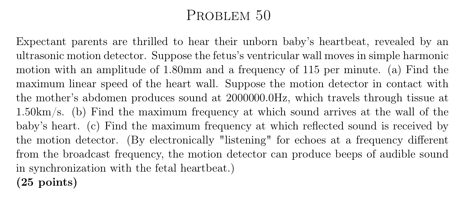 PRoblem 5 0 Expectant parents are thrilled to
