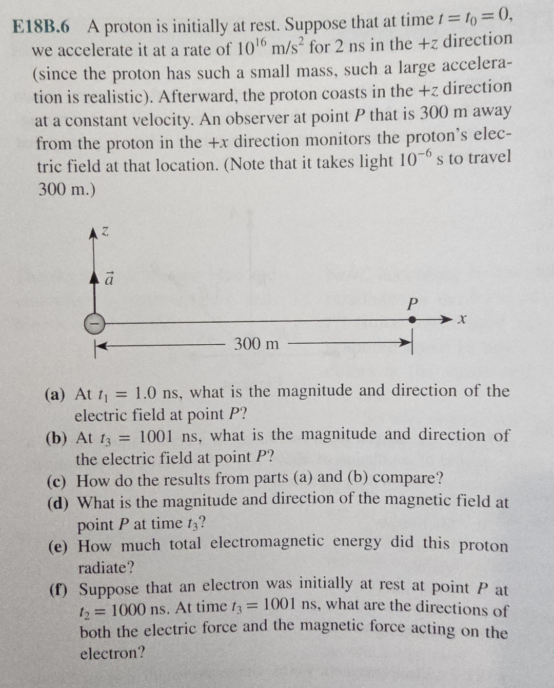 E 1 8 B . 6 A proton is initially at rest.
