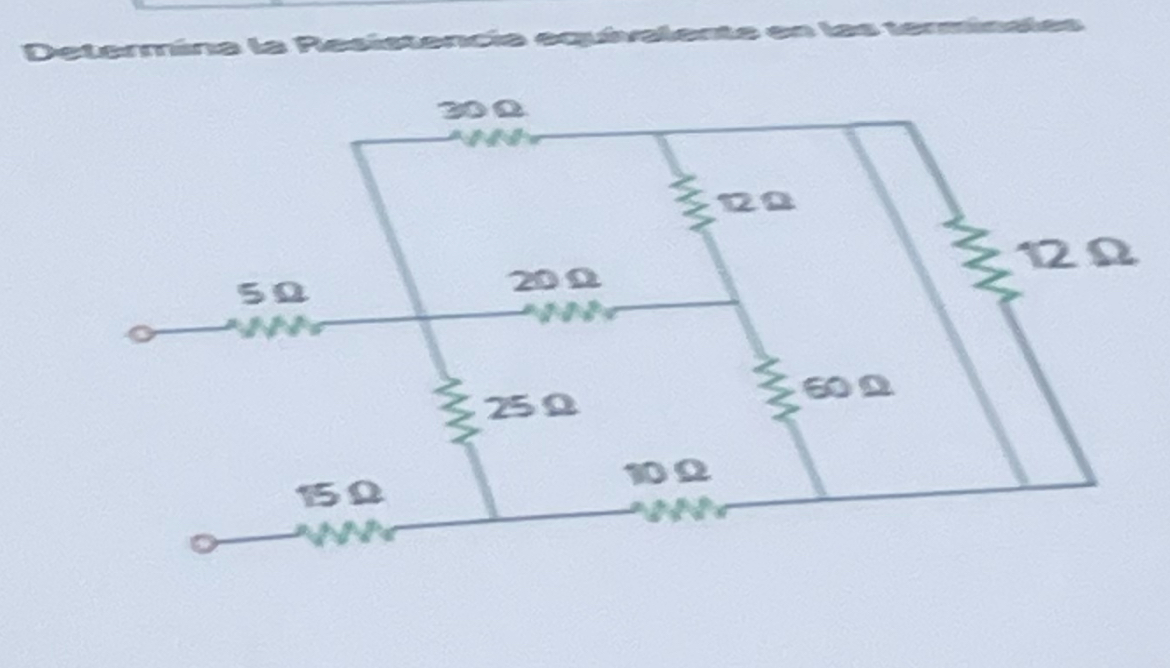 Resistencia equivalente del circuito